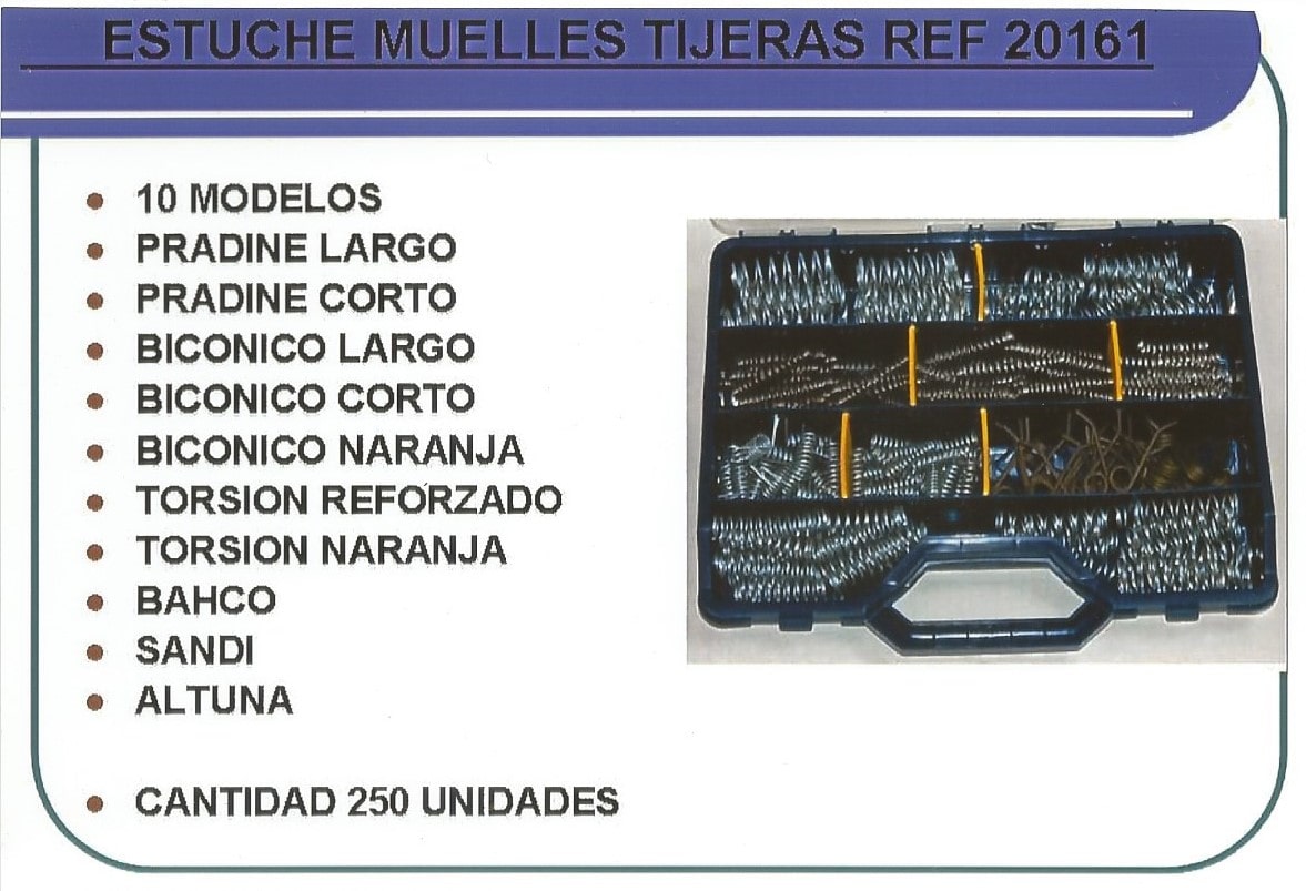 Estuche muelles tijeras